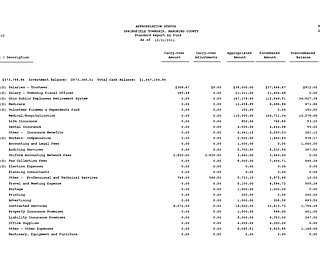 2010 Springfield Twp Budget