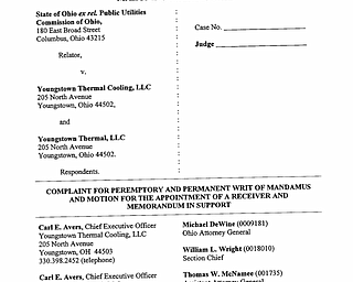 Youngstown Thermal Court Documents