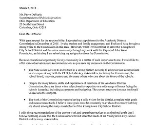 Roller resignation letter