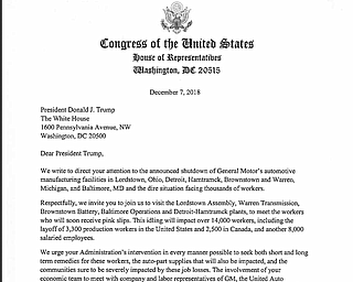 Ryan letter to Trump