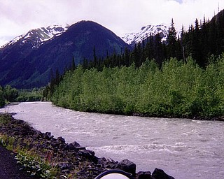 Dyckman said that parts of rivers he passed on the way to Prudhoe Bay had unfrozen in the semi-warm temperatures of summer, and the Alaskan landscape was beautiful until he got into the tundra of the North.