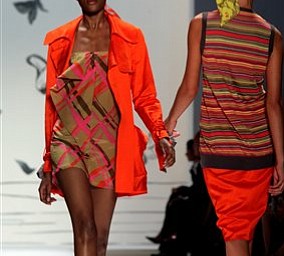 The Nanette Lepore 2008 spring collection is modeled during Fashion Week in New York, Monday Sept. 10, 2007.