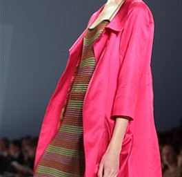The Nanette Lepore 2008 spring collection is modeled during Fashion Week in New York, Monday Sept. 10, 2007.