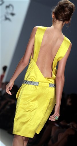 The Nanette Lepore 2008 spring collection is modeled during Fashion Week in New York, Monday Sept. 10, 2007.
