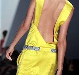 The Nanette Lepore 2008 spring collection is modeled during Fashion Week in New York, Monday Sept. 10, 2007.