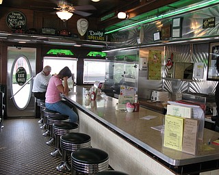 Traditional diner seating