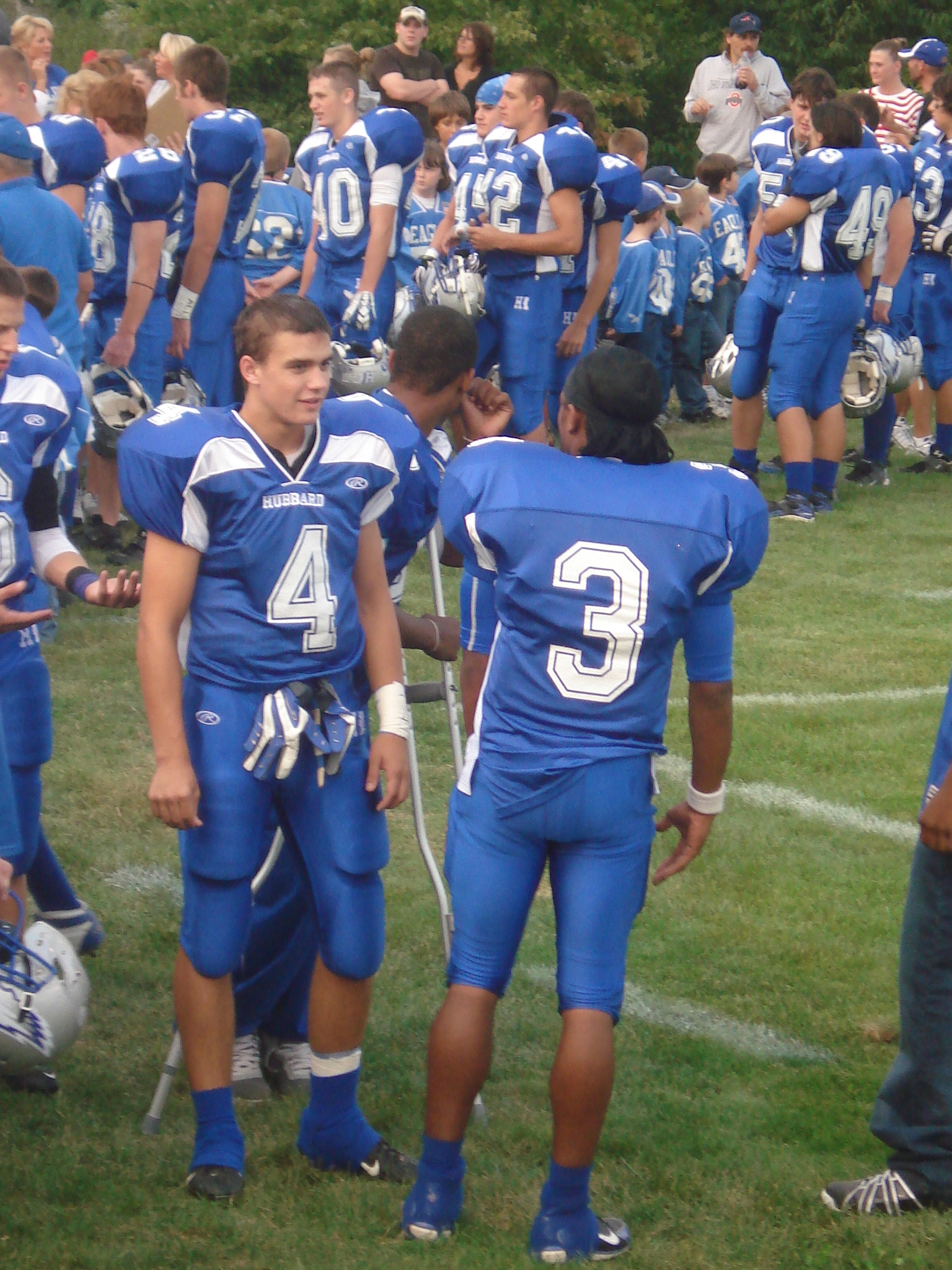 #5 Kurtis Drummond, #4 David Urey, #3 Andre Taylor, and #2 Dashaun Liranzo