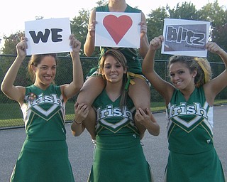 WE LOVE BLITZ!!! 
In the picture is JoAnne Tombo, Nina Ballone, [top] Ashley Williams, and Annie Morris