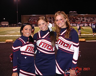WE LOVE FALCON FOOTBALL-Nikki Camens, Cassandra Miller, Andrea Dockry