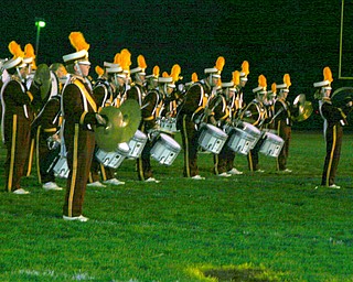 "South Range drumline shows off."