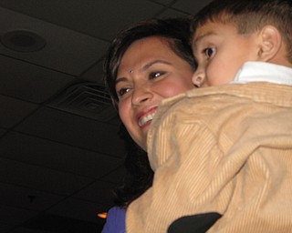 President-elect Dr. Sangeetha Sethi and her son.