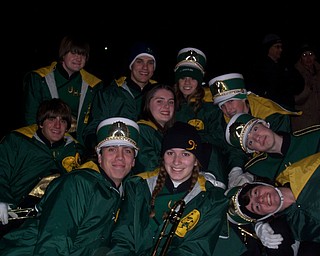 Ursuline Band at Last Fridays game