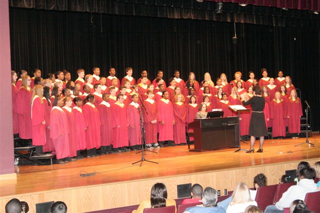These are photos from Liberty High School's holiday concert
Full Choir and Show Choir.