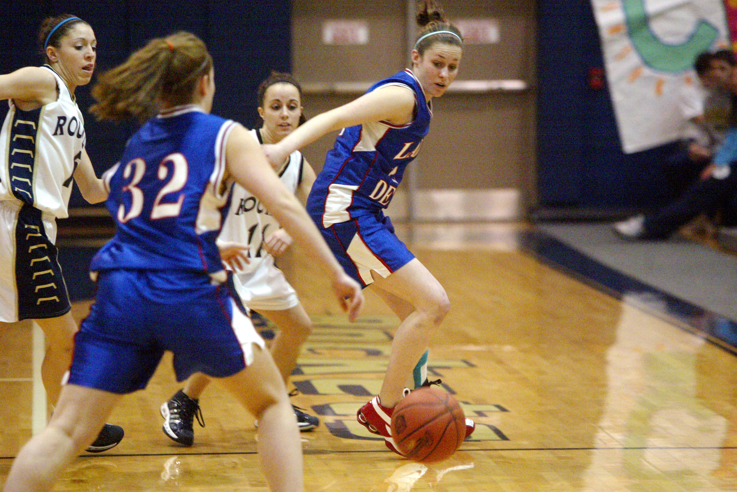 Western Reserve vs Lowellville girls basketball.