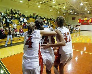 Canfield's Bryanne Halfhill scores 1,000 th point.