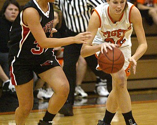 Canfield vs Howland girls basketball.
