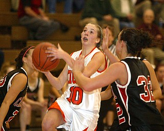 Canfield vs Howland girls basketball.