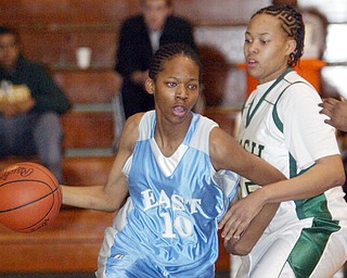 East vs Ursuline girls basketball.
