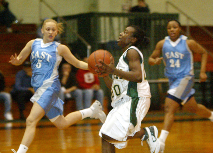 East vs Ursuline girls basketball.
