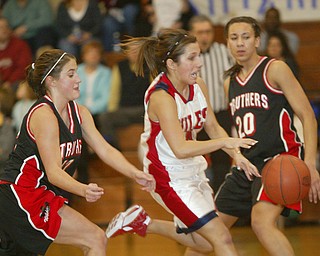 Struthers at Niles girls basketball.