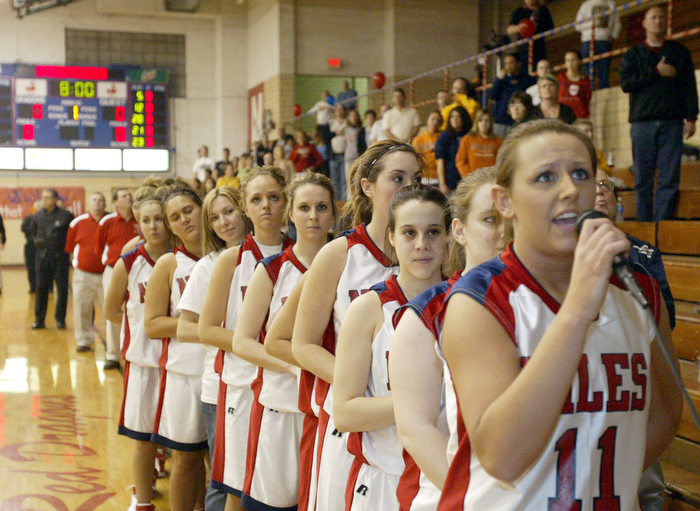 Struthers at Niles girls basketball.