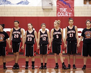 Struthers at Niles girls basketball.