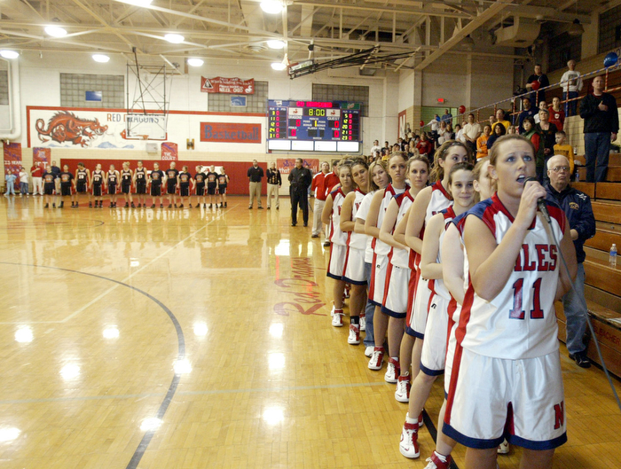 Struthers at Niles girls basketball.