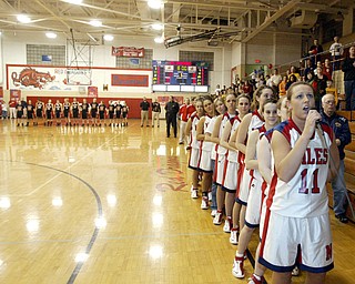 Struthers at Niles girls basketball.