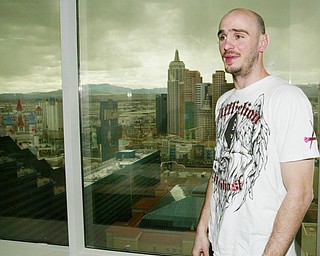 Kelly Pavlik's suite at the MGM Grand in Las Vegas.