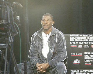 Jermain Taylor in Las Vegas Feb. 14, 2007.