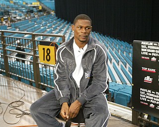 Jermain Taylor in Las Vegas Feb. 14, 2007.