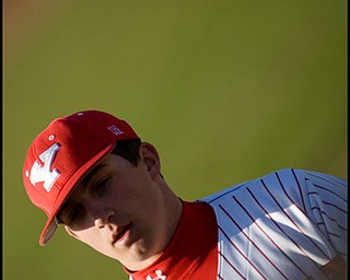 4.2.2008
Youngstown's Cody Dearth (12) walks from the field after pitching during a match up between the Penguins and the Duquesne Dukes Wednesday afternoon at Cene Park in Struthers.