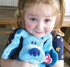 Cindy, daughter of Jennifer George of Newton Falls. Photo by Great-Grandmother Barb Bradford.
