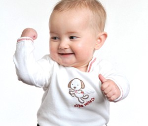 THUMBS UP FOR SNAPZ!: Hannah LaPlante, 9 months, of Poland; daughter of John and Laurie LaPlante. Submitted by John LaPlante.