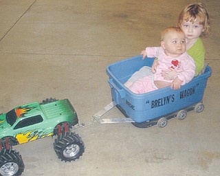 Brelyn and  baby Kaelyn.