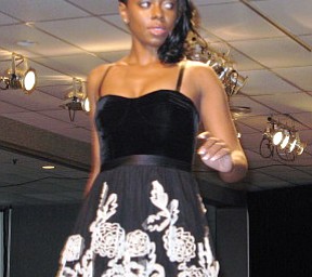 A Model at the Angels of Easter Seals Spring Fashion Show