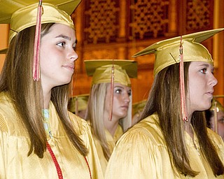 L-R, Morgan McCarty, Kelly Donoghue and Sarah Pelini were three of at least 50 Mooney students recognized with scholarships. McCarty recieved a grant of $20,000 to study at the University of Chicago where she plans to pursue a degree in philosophy.