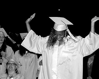 And then there was Emma Felton, doing the 'airplane.'