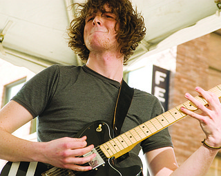 Several Ohio bands played including Winslow, whose set ended just before sunset.