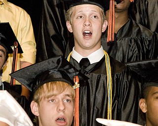 The Howland High School Choir Performed John Lennon's 'Imagine.' One appeared to perform while sleeping.