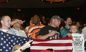 Kelly Pavlik Gary Lockett weigh in Atlantic City June 6, 2008.