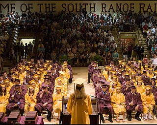 6.7.2008
South Range High School Graduation at South Range High School Saturday evening.