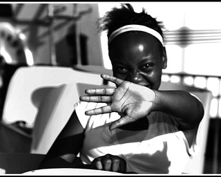 Aariona Reed, 8, of Warren.