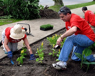 Volunteers at Saturday's StreetScape