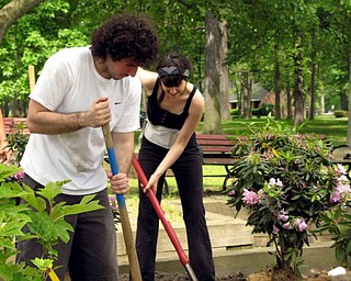 Volunteers at Saturday's StreetScape