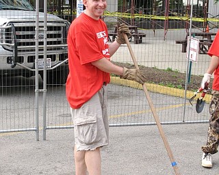 Volunteers at Saturday's StreetScape