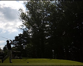 6.24.2008
Marc Bulger, quarterback for the St. Louis Rams tees off at the eighth hole during the DeBartolo Golf outing at the Youngstown Country Club, Tuesday morning. The event that benefits The Edward J. DeBartolo Memorial Scholarship Foundation, which has awarded more than $400,000 in the past ten years.