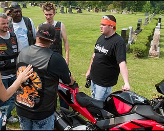 7.6.2008
Motorcyclists gather at Resurrection Cemetery in Austintown to pay respects to Matthew Adam Tynal who passed away in a motorcycle accident over a year prior on July 1, 2007.
Geoffrey Hauschild
