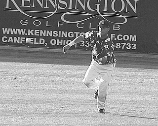 SCRAPPERS - LAKE MONSTERS - (12) Juan Valdes makes a play on the ball Thursday night at Eastwood Field.