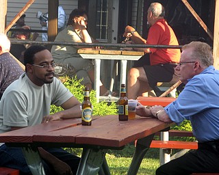 The crowd at the Downtown Jazz Fest